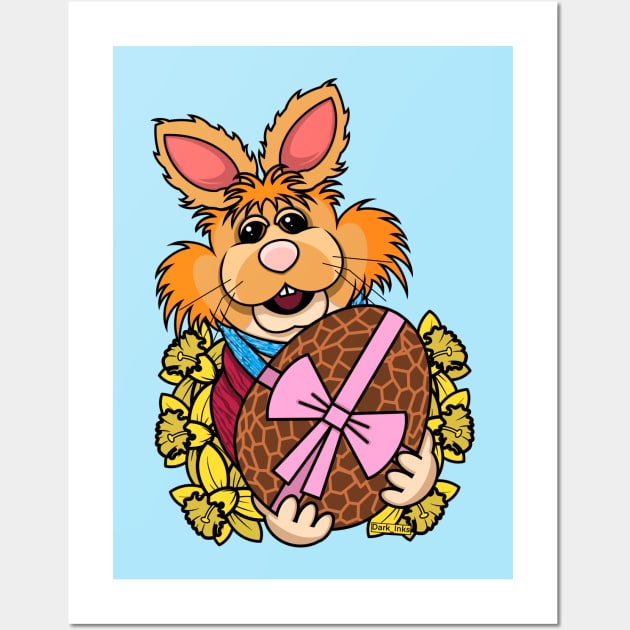 Bean Easter Bunny Wall Art by Dark_Inks